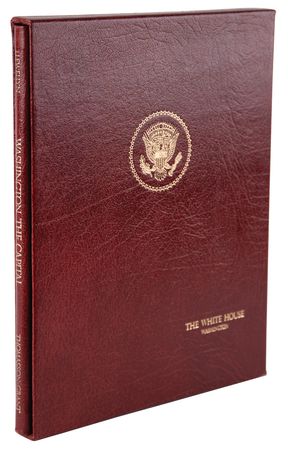 Lot #49 Ronald Reagan Signed Book as President - Washington: The Capital (Special White House Presentation Edition) - Image 2