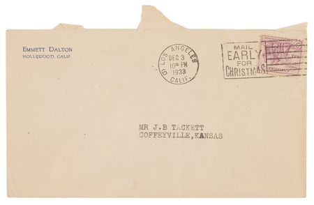 Lot #113 Emmett Dalton Typed Letter Signed, Discussing a Book Publication (1933) - Image 2