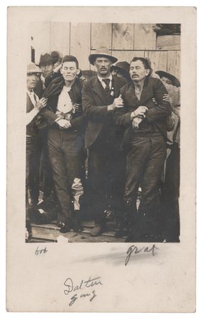 Lot #126 Dalton Gang: Postcard of the Deceased Bob