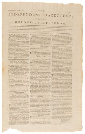 Lot #169 Haym Salomon: Revolutionary War-Era