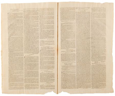 Lot #169 Haym Salomon: Revolutionary War-Era Independent Gazetteer Newspaper, with Advertisements by Salomon, Isaac Franks, and Nones & Cohen (September 21, 1782) - Image 2