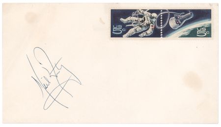 Lot #186 Neil Armstrong Signed Commemorative Cover