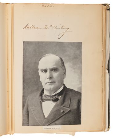 Lot #106 19th/20th Century Notables Autograph Scrapbook, with Thomas Edison, Mark Twain, and Theodore Roosevelt - Image 12