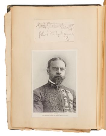 Lot #106 19th/20th Century Notables Autograph Scrapbook, with Thomas Edison, Mark Twain, and Theodore Roosevelt - Image 13