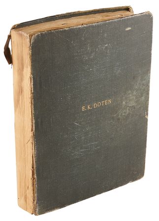 Lot #106 19th/20th Century Notables Autograph Scrapbook, with Thomas Edison, Mark Twain, and Theodore Roosevelt - Image 14