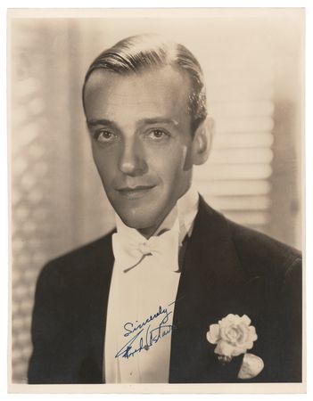 Lot #519 Fred Astaire Signed Photograph