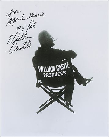 Lot #523 William Castle Signed Photograph