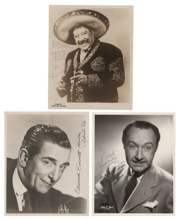 Lot #525 Character Actors (3) Signed Photographs -