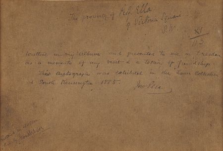 Lot #364 Richard Wagner Autograph Musical Quotation Signed - 