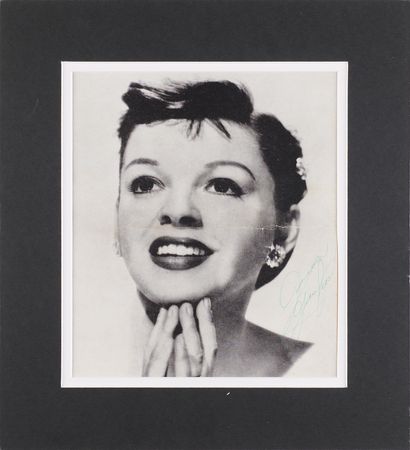 Lot #529 Judy Garland Signed Photograph