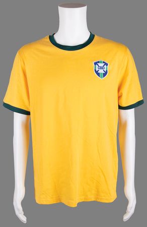 Lot #576 Pele Signed Soccer Jersey - Image 2