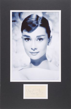 Lot #511 Audrey Hepburn Signature