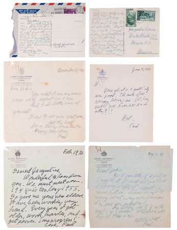 Lot #90 J. Paul Getty Archive of (29) Letters to Actress Jacqueline Evans, Spanning More Than Two Decades (1948–1971) - Image 4