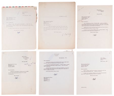 Lot #90 J. Paul Getty Archive of (29) Letters to Actress Jacqueline Evans, Spanning More Than Two Decades (1948–1971) - Image 5