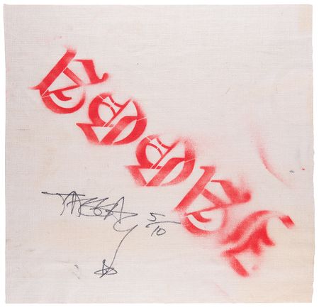 Lot #419 The Clash: Paul Simonon Signed Original Oversized Artwork by Jagga - Image 2