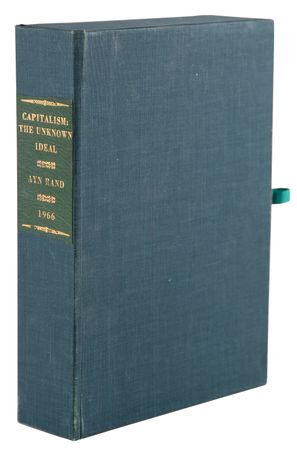 Lot #315 Ayn Rand Signed Book - Capitalism: The Unknown Ideal - Image 3