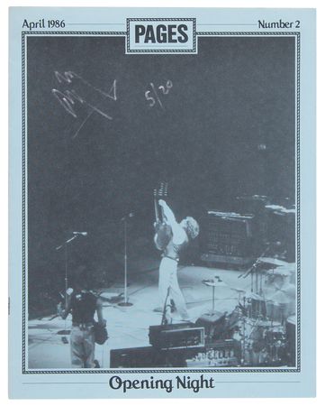 Lot #454 Led Zeppelin: Jimmy Page Signed Fanzine - 'Pages' (Ltd. Ed. #5/20) - Image 1