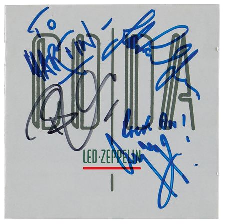 Lot #382 Led Zeppelin: Page, Plant, and Jones