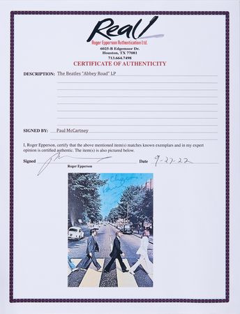 Lot #406 Beatles: Paul McCartney Signed CD - Abbey Road - Image 2