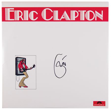Lot #417 Eric Clapton Signed Album - Eric Clapton at His Best<br/> - Image 1