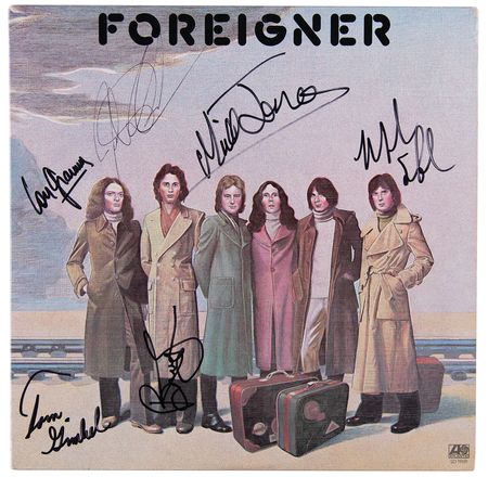 Lot #426 Foreigner Signed Album - Self-Titled - Image 1