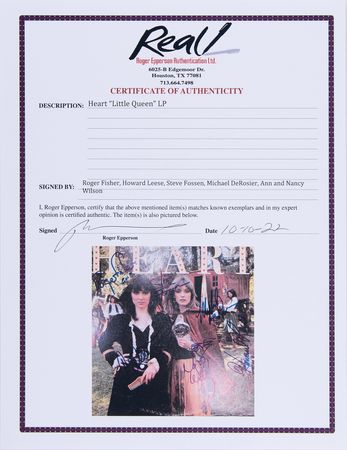Lot #444 Heart Signed Album - Little Queen - Image 2