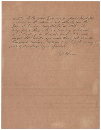 Lot #129 Thomas Edison Autograph Note Signed on the Inspection of Records - Image 2