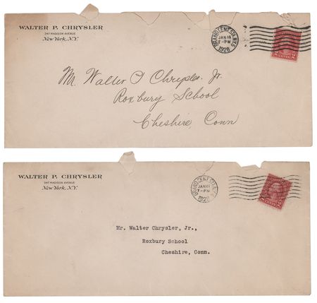 Lot #125 Walter Chrysler (2) Typed Letters Signed to His Son - Image 2