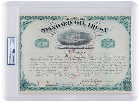 Lot #92 John D. Rockefeller, Henry Flagler, and