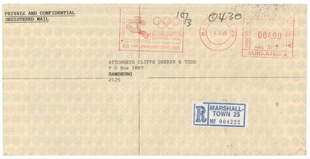 Lot #142 Nelson Mandela Typed Letter Signed: 