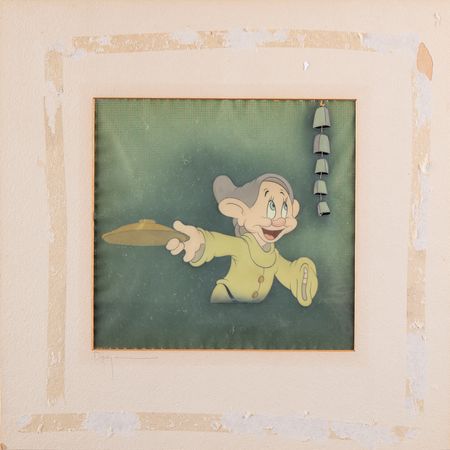 Lot #606 Dopey production cel from Snow White and the Seven Dwarfs - Image 2