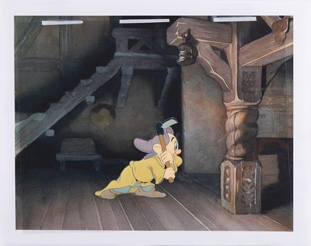 Lot #607 Dopey production cel from Snow White and the Seven Dwarfs - Image 2