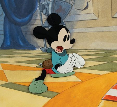 Lot #612 Mickey Mouse production cel from Brave