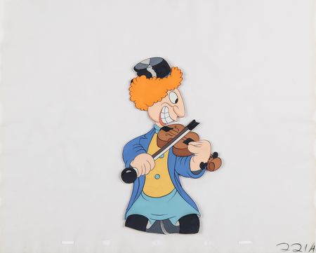 Lot #614 Harpo Marx production cel from Mother Goose Goes Hollywood - Image 2
