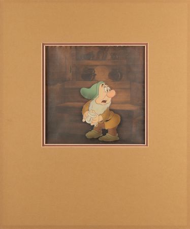 Lot #604 Bashful production cel from Snow White and the Seven Dwarfs - Image 2