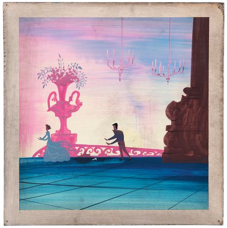 Lot #649 Mary Blair concept painting of Cinderella