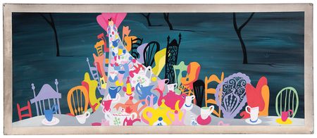 Lot #653 Mary Blair panoramic concept painting of