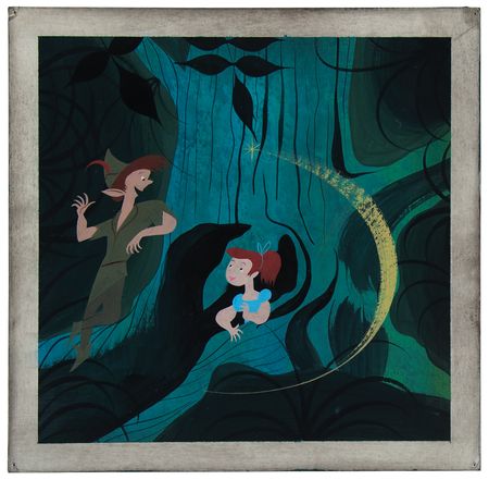 Lot #654 Mary Blair concept painting of Peter Pan,
