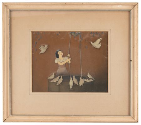 Lot #610 Snow White and doves production cels from Snow White and the Seven Dwarfs - Image 2