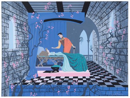 Lot #659 Eyvind Earle oversized concept storyboard