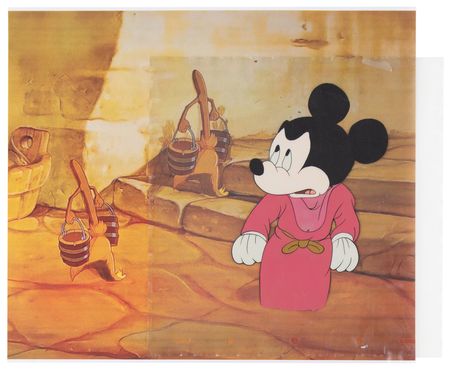 Lot #624 Mickey Mouse production cel from Fantasia