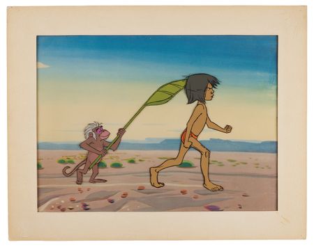 Lot #694 Mowgli and Flunkey production cels from The Jungle Book - Image 2