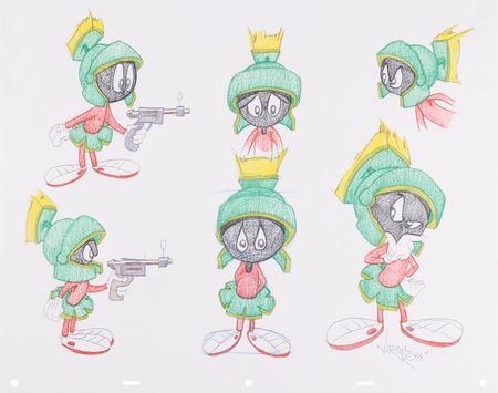 Lot #706 Virgil Ross Original Model Drawing of