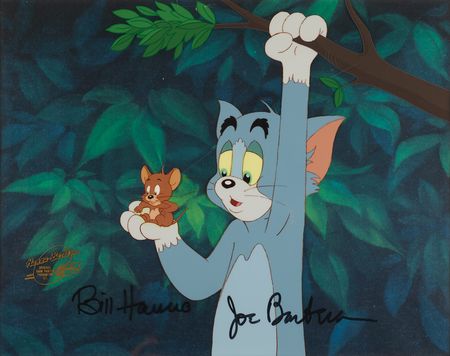 Lot #718 Bill Hanna and Joe Barbera signed
