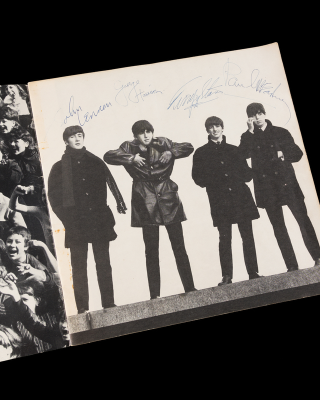 Lot 5091 Beatles Multi-Signed 1964 British ‘Beatles Ltd.’ Tour Program - Featuring a Total of (11) Signatures