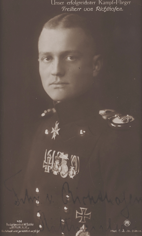 Lot 5050 Manfred von Richthofen (?The Red Baron?) Signed Photograph