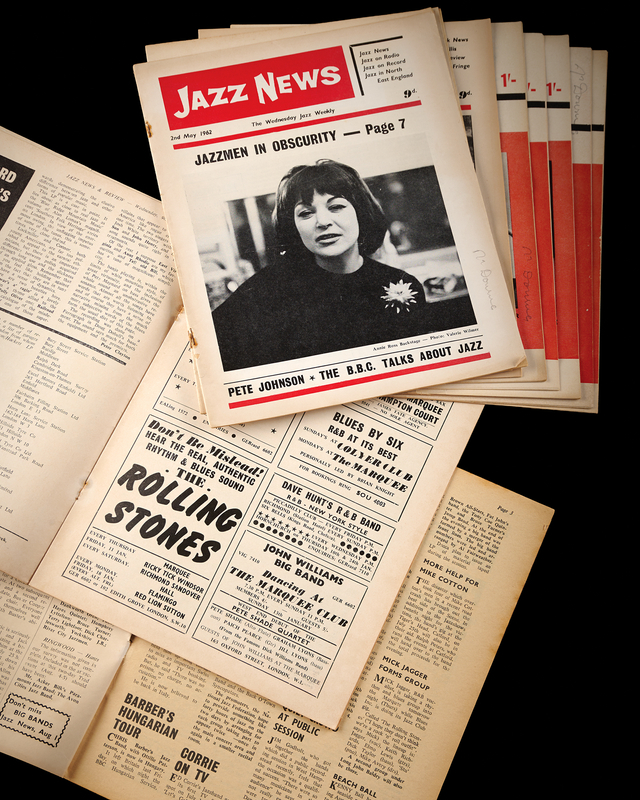Lot 5092 Rolling Stones Collection of (11) Jazz News and Jazz News & Review Issues Documenting the Band's Earliest Months (1962–1963)