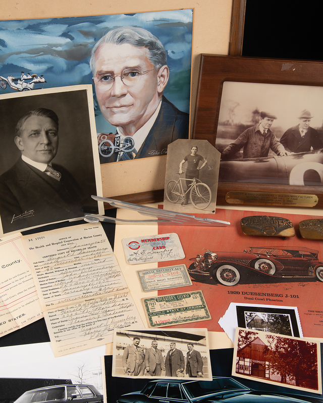 Lot 5069 Duesenberg Family Archive: Racing, Engineering, and Automotive History, Descended Directly Through the Family