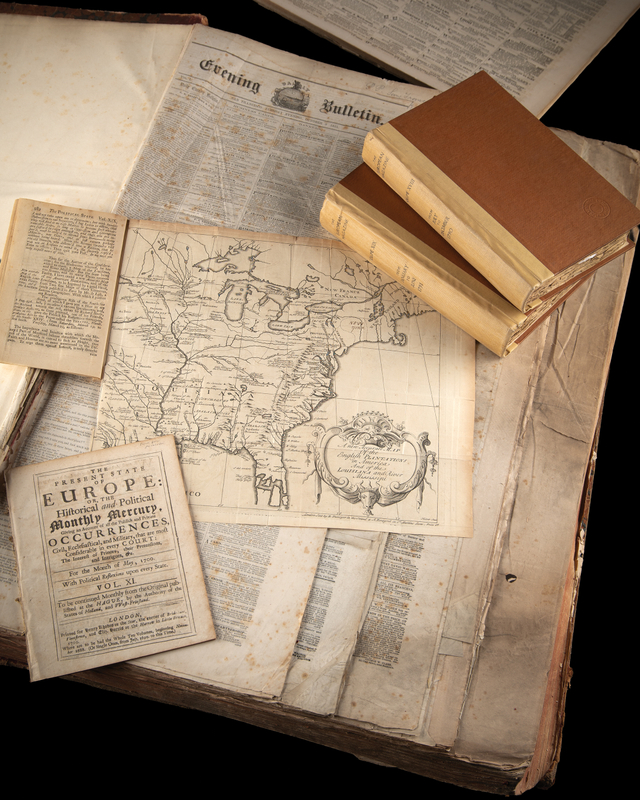 Lot 5113 America in the Headlines: Important Archive of (343) 18th and 19th-Century Newspapers and Magazines, Covering Colonial Affairs, Early American History, and the Old West