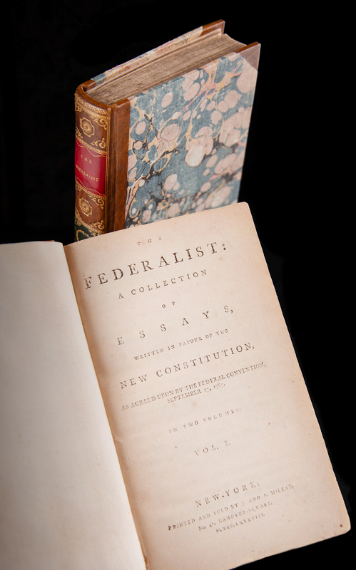 Lot 5009 The Federalist Papers by Alexander Hamilton, James Madison, and John Jay (First Edition, 1788) - The Landmark Defense of the United States Constitution